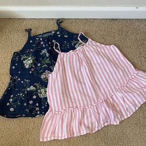 EUC Old Navy summer tops Sz L 10/12